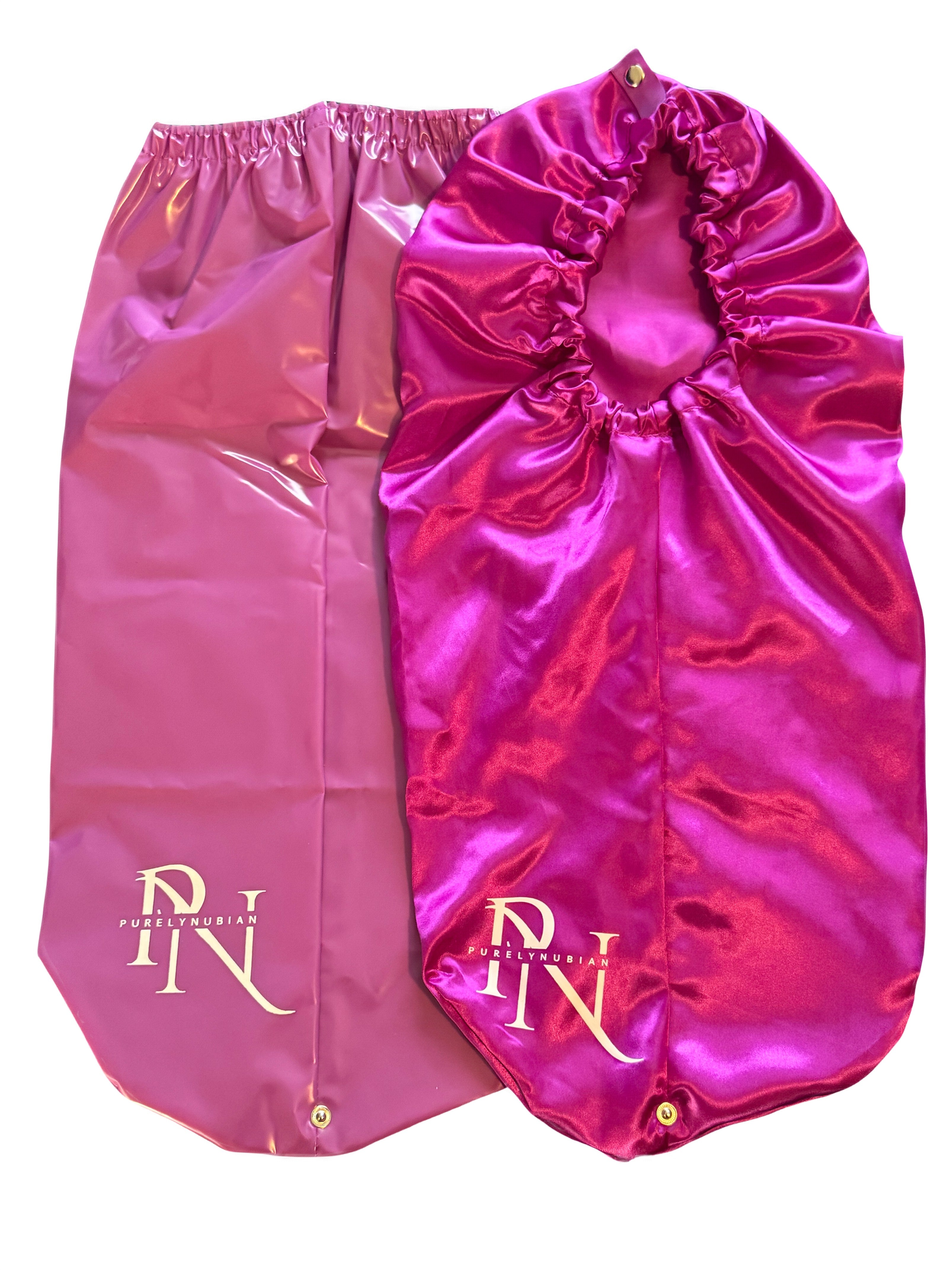 Extra Long Satin Bonnet + Extra Long Shower Bonnet