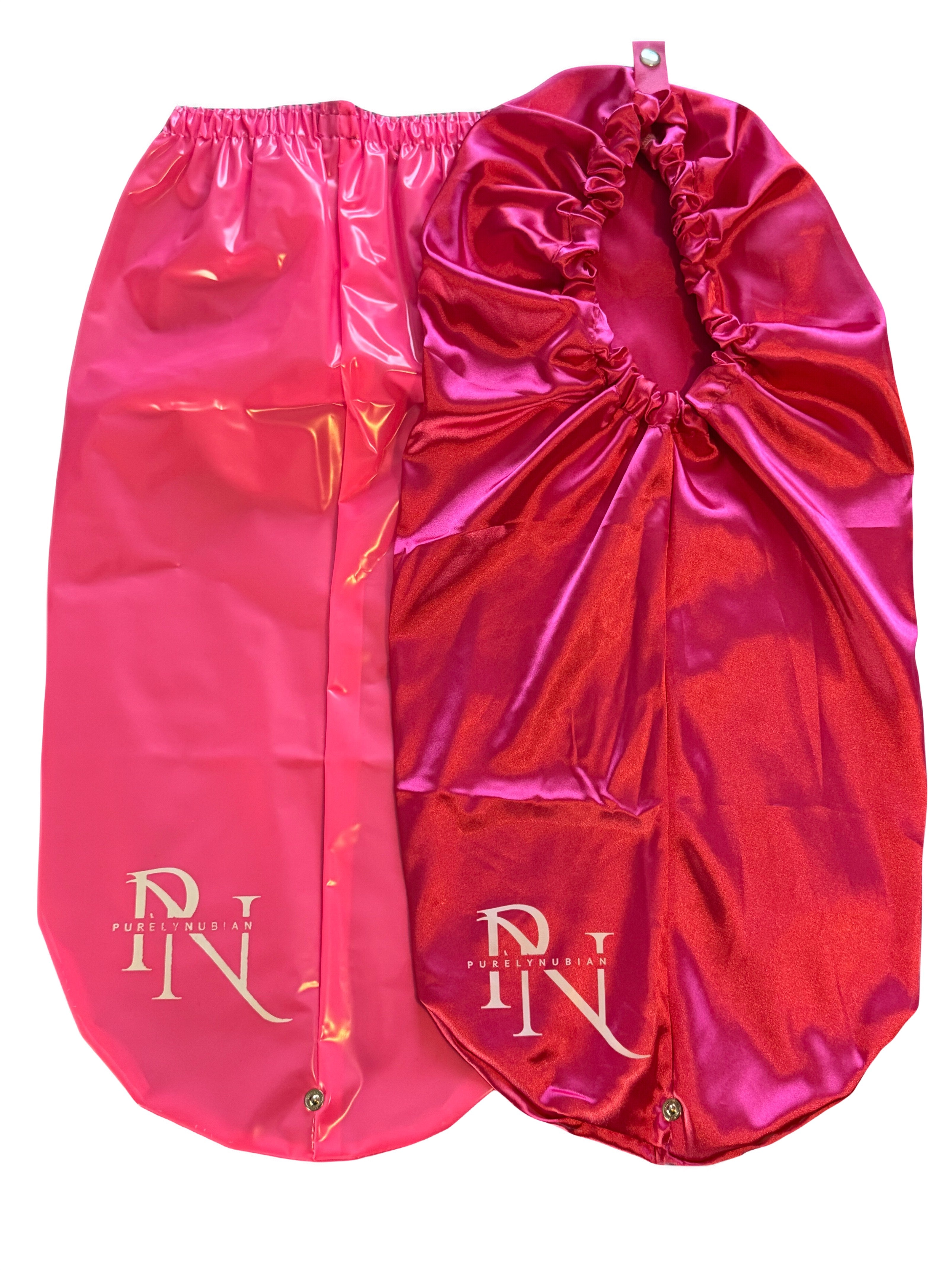 Extra Long Satin Bonnet + Extra Long Shower Bonnet