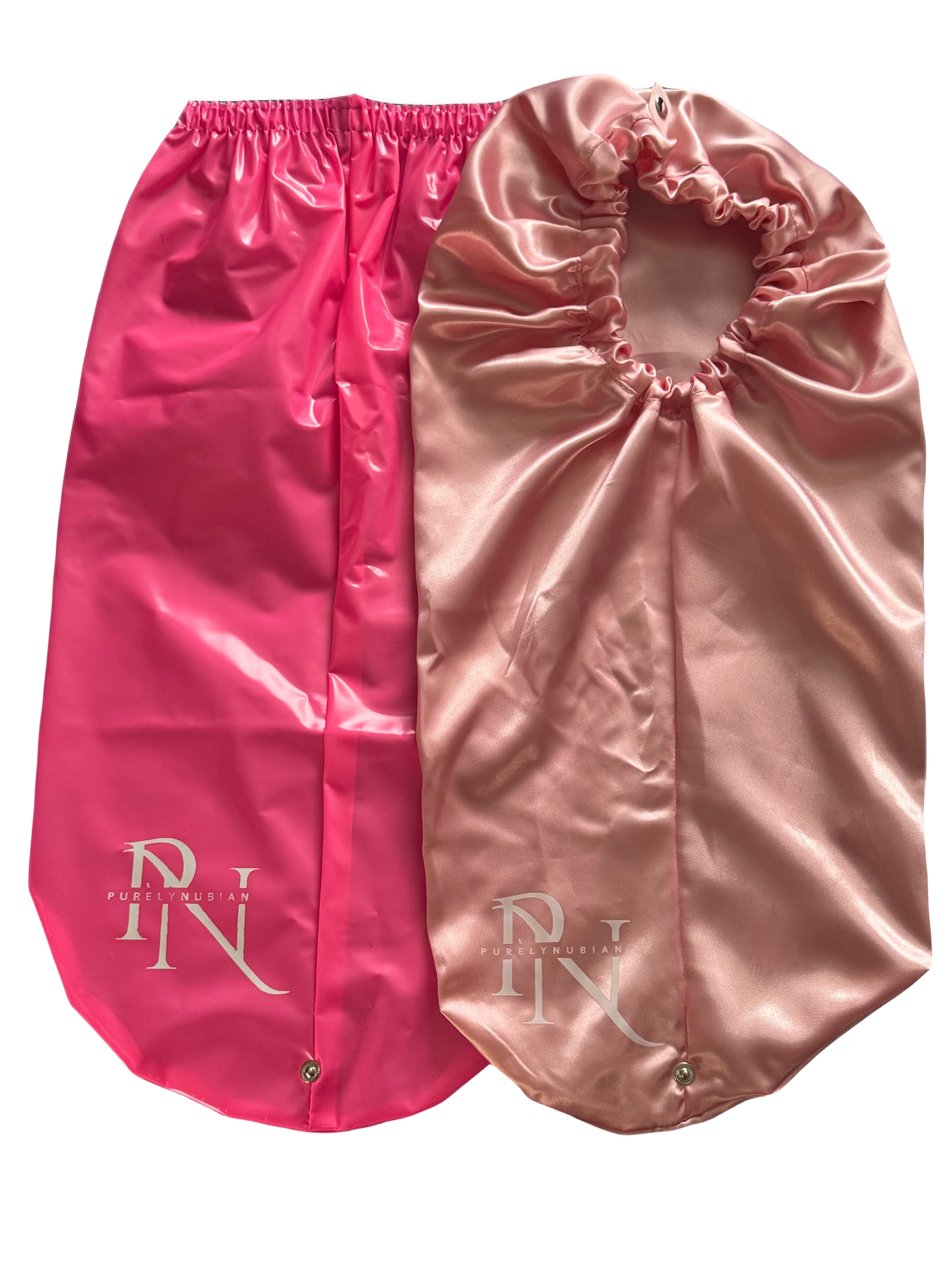 Extra Long Satin Bonnet + Extra Long Shower Bonnet
