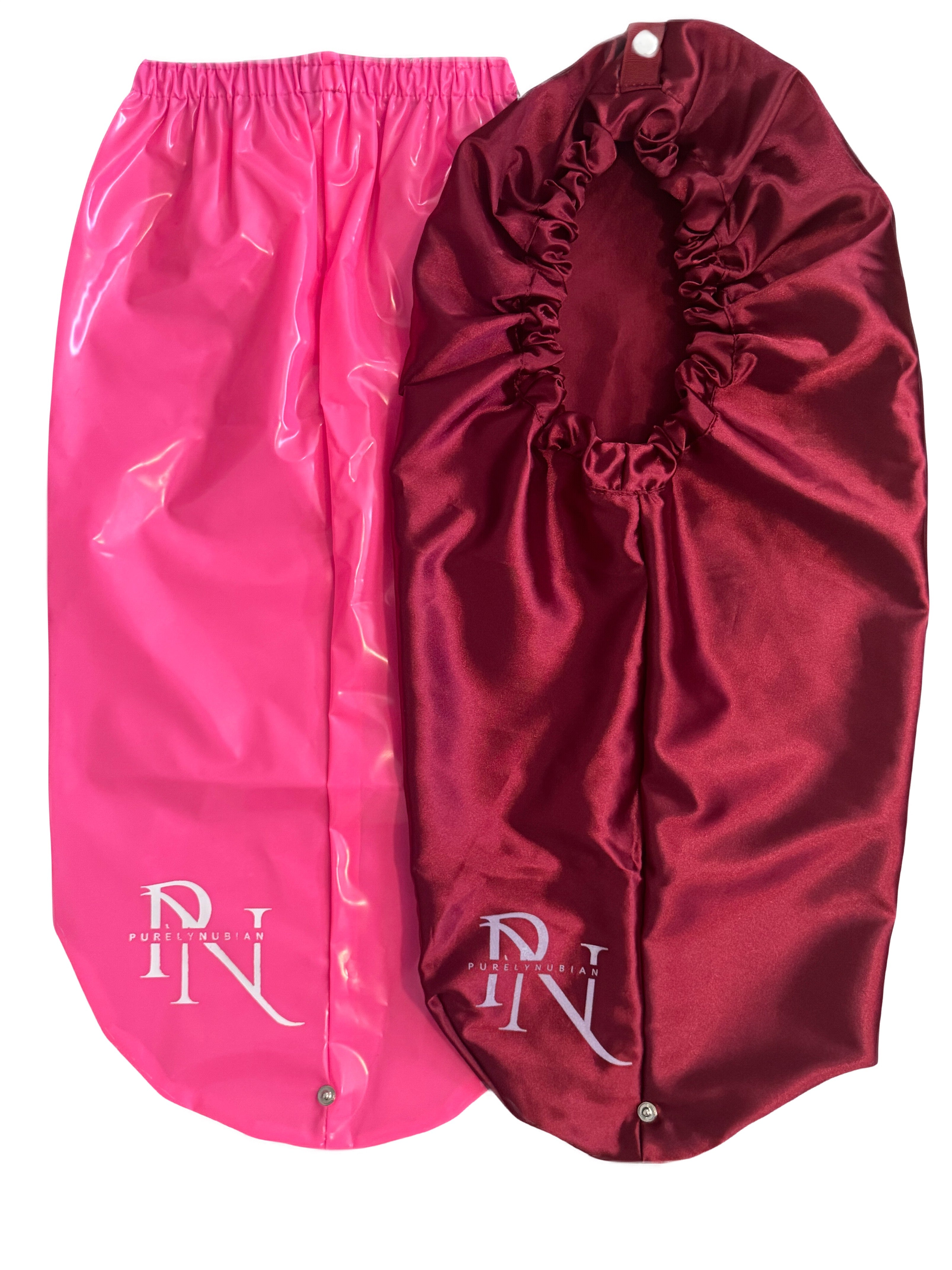 Extra Long Satin Bonnet + Extra Long Shower Bonnet