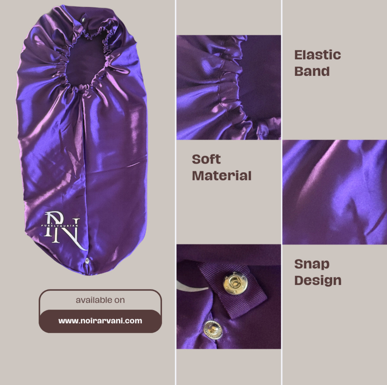 Noir Arvani Satni Bonnets