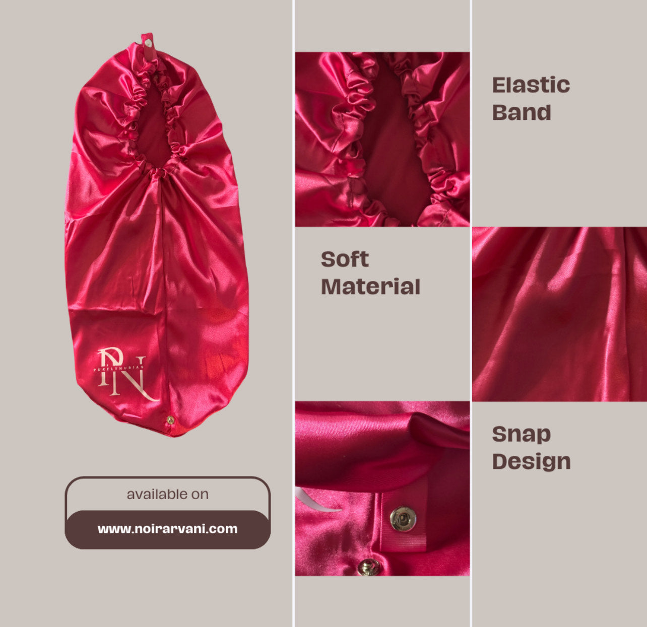Noir Arvani Satni Bonnets